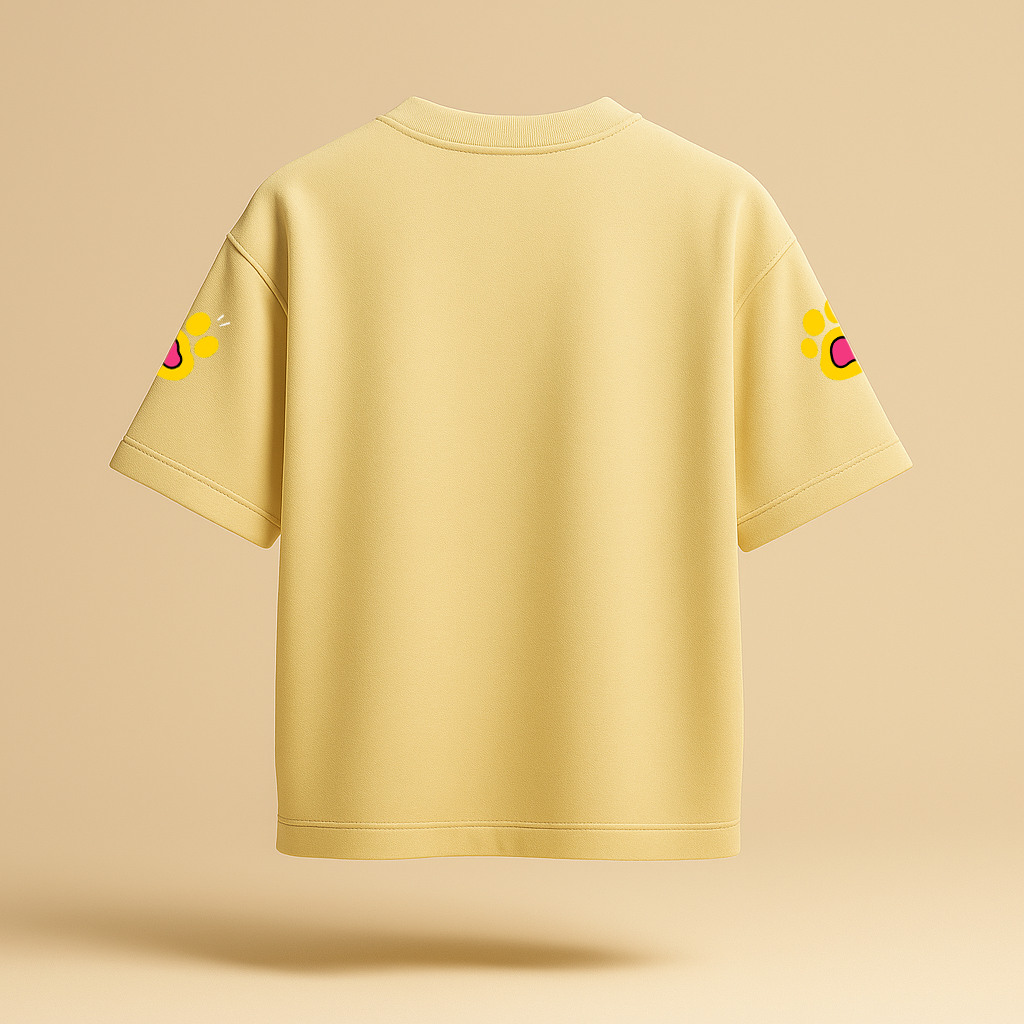 Paw Buddy Oversized Graphic Tee – Unisex