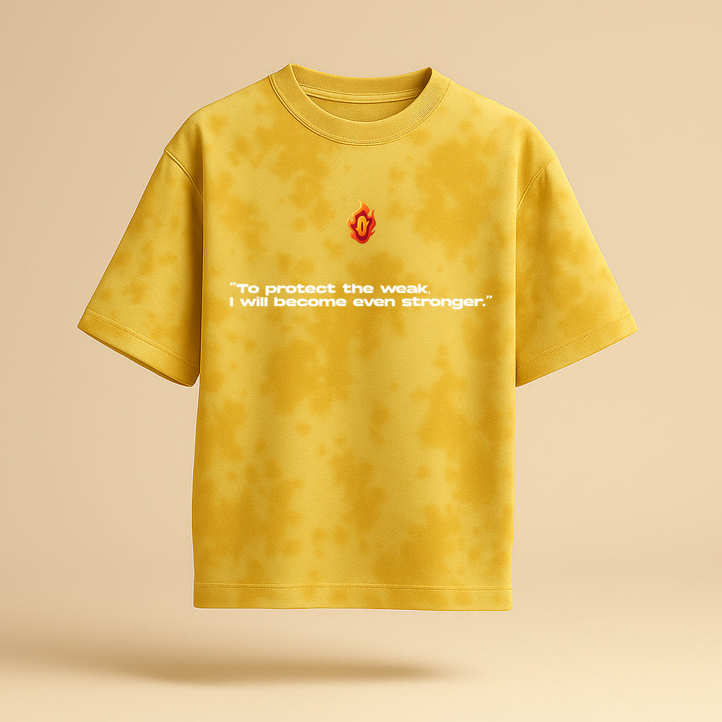 KYOJURO RENGOKU "FLAME BREATHING" OVERSIZED DEMON SLAYER TEE